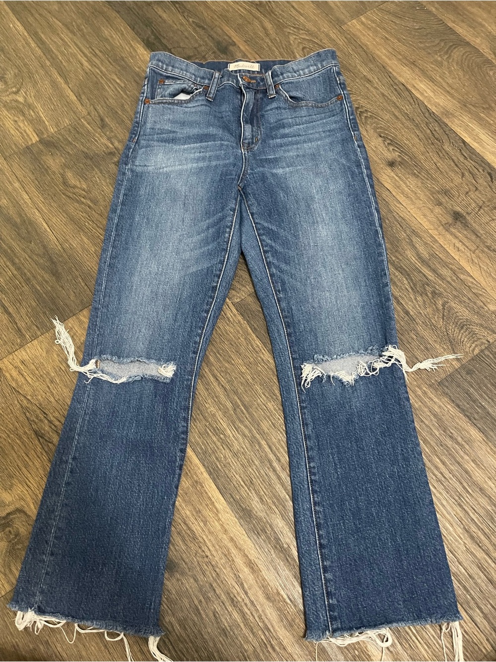 Madewell High Riser-Demiboot jeans